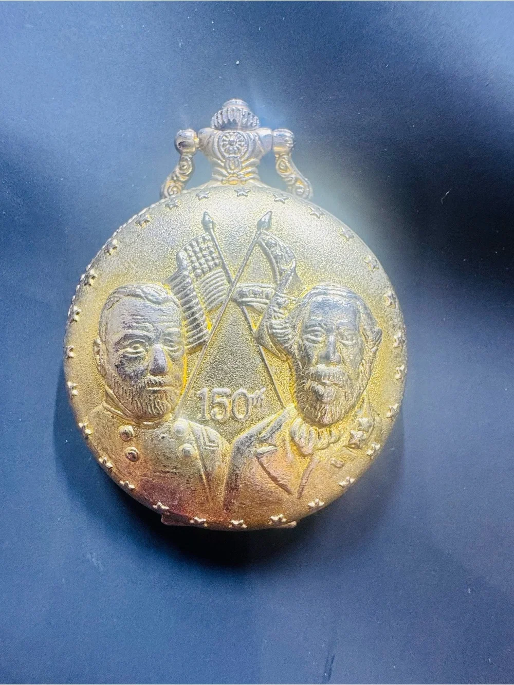 Vintage Gold Japan Movement Pocket Watch American Civil War 150 years